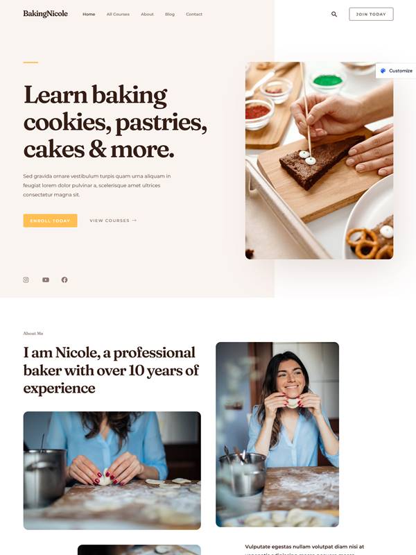 Learn Baking